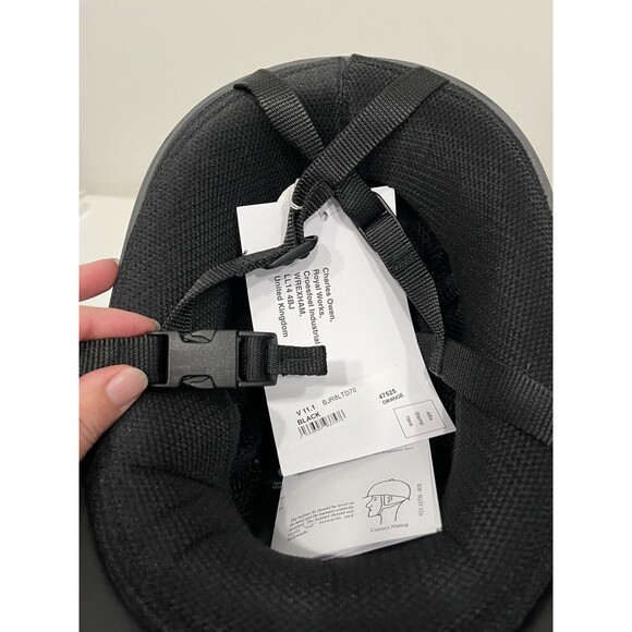 Charles Owen JR8 LTD Riding Helmet -Size 7- (57CM)- Black Painted, NEW - Picture 7 of 10